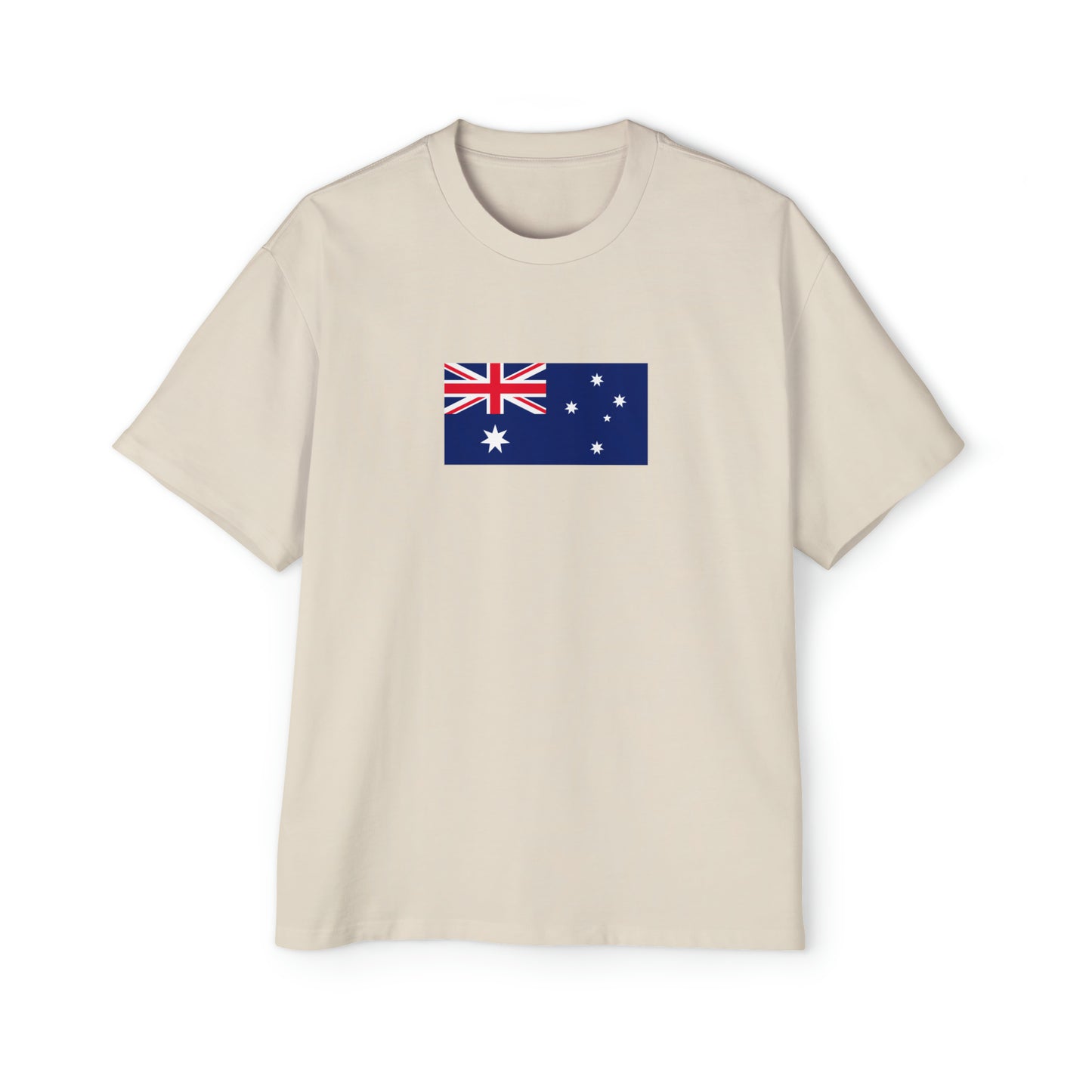 Australian Flag, Men's Heavy Oversized Tee