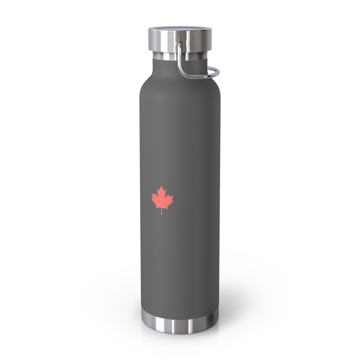 Copper Vacuum Insulated Bottle, 22oz, Canadian Maple Leaf