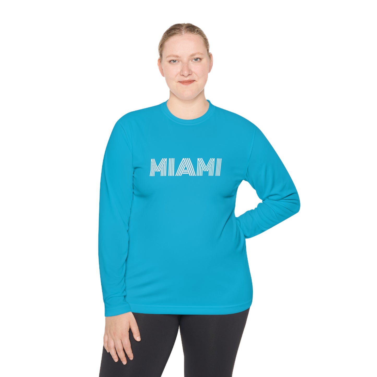 MIAMI Unisex Lightweight Long Sleeve Tee