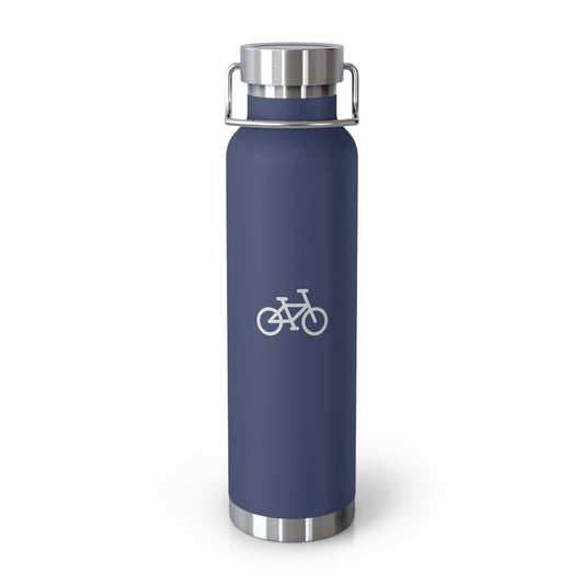 BIKE Copper Vacuum Insulated Bottle, 22oz