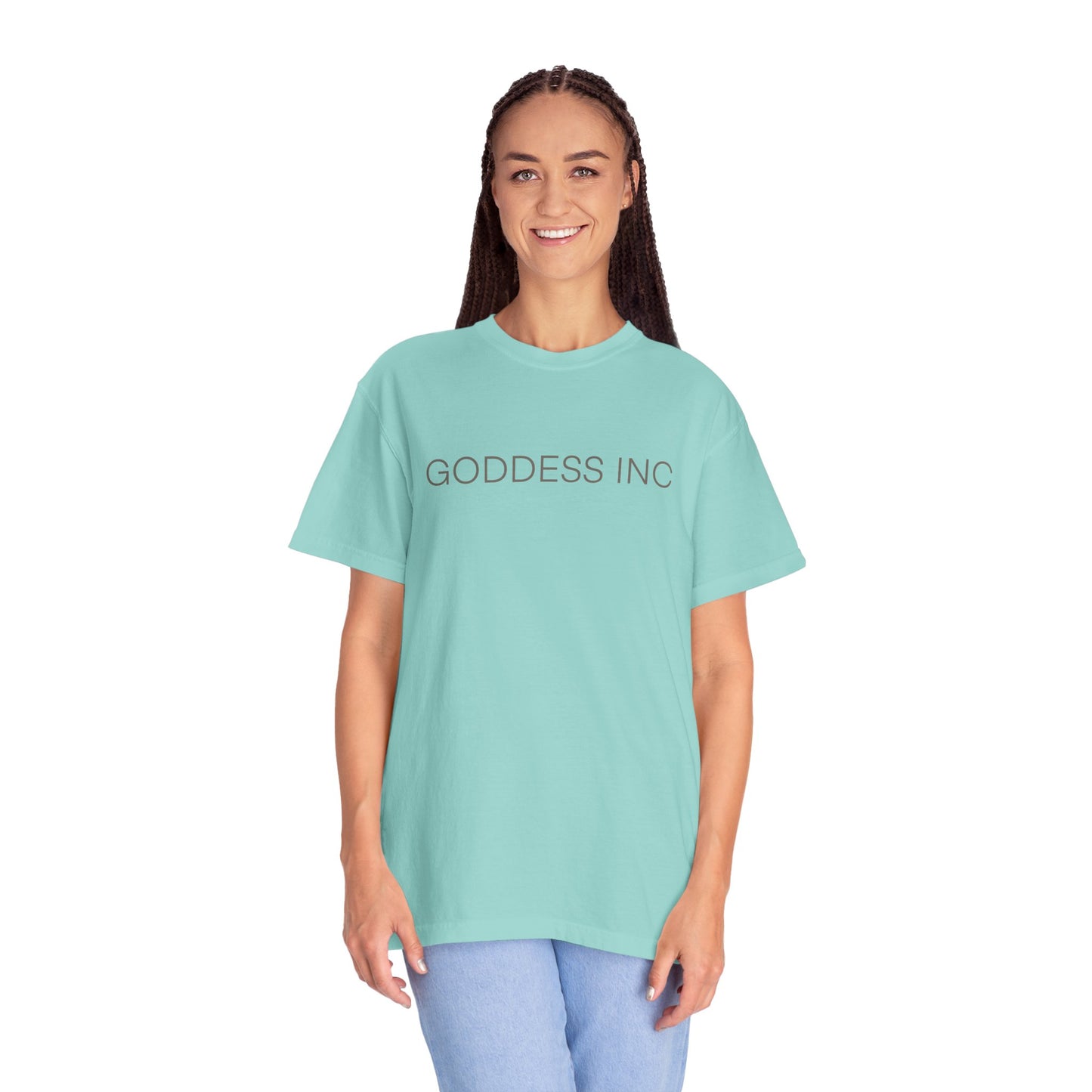 GODDESS INC Garment-Dyed T-shirt