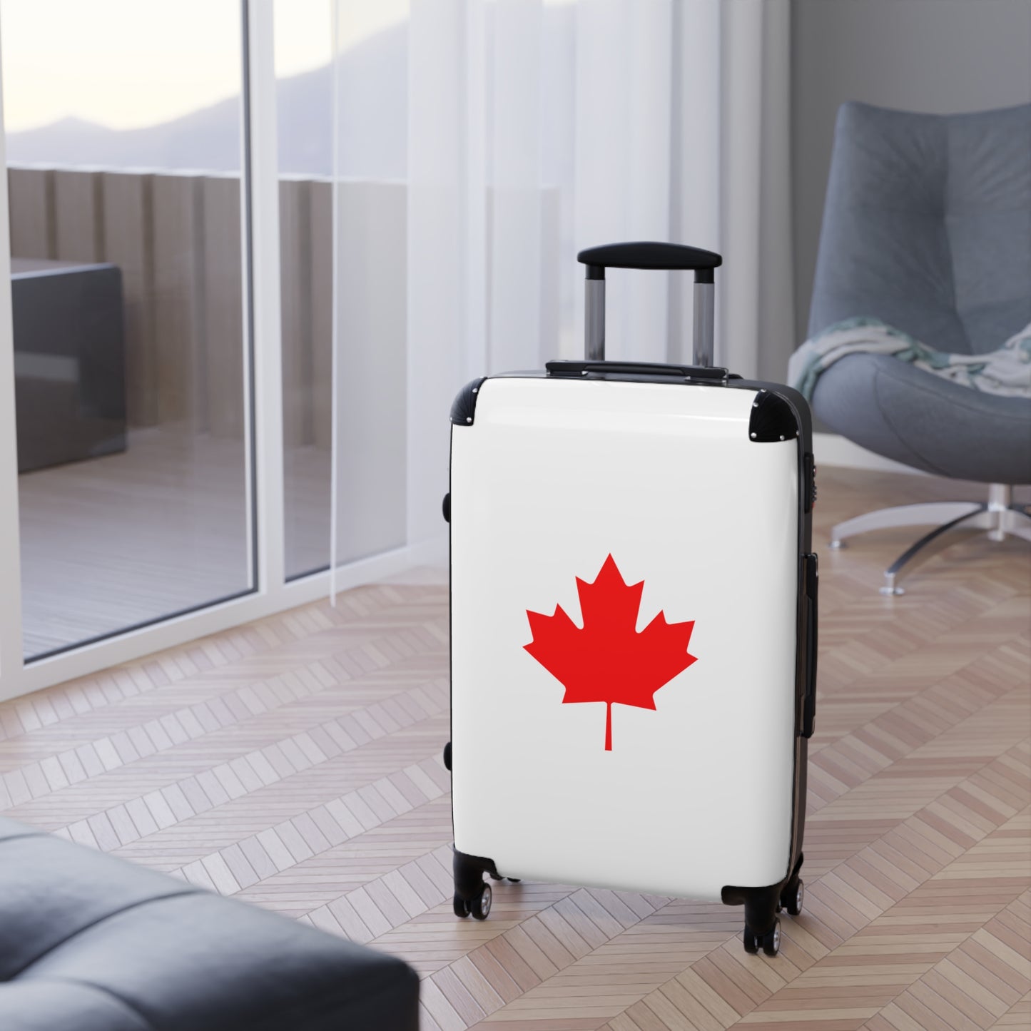 Canadian Maple Leaf Suitcase