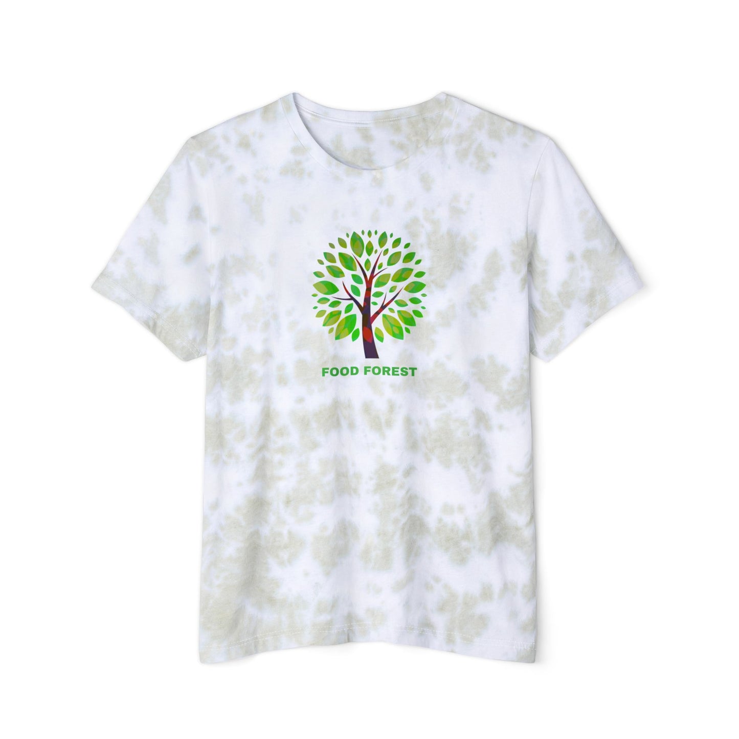 FOOD FOREST Unisex FWD Fashion Tie-Dyed T-Shirt