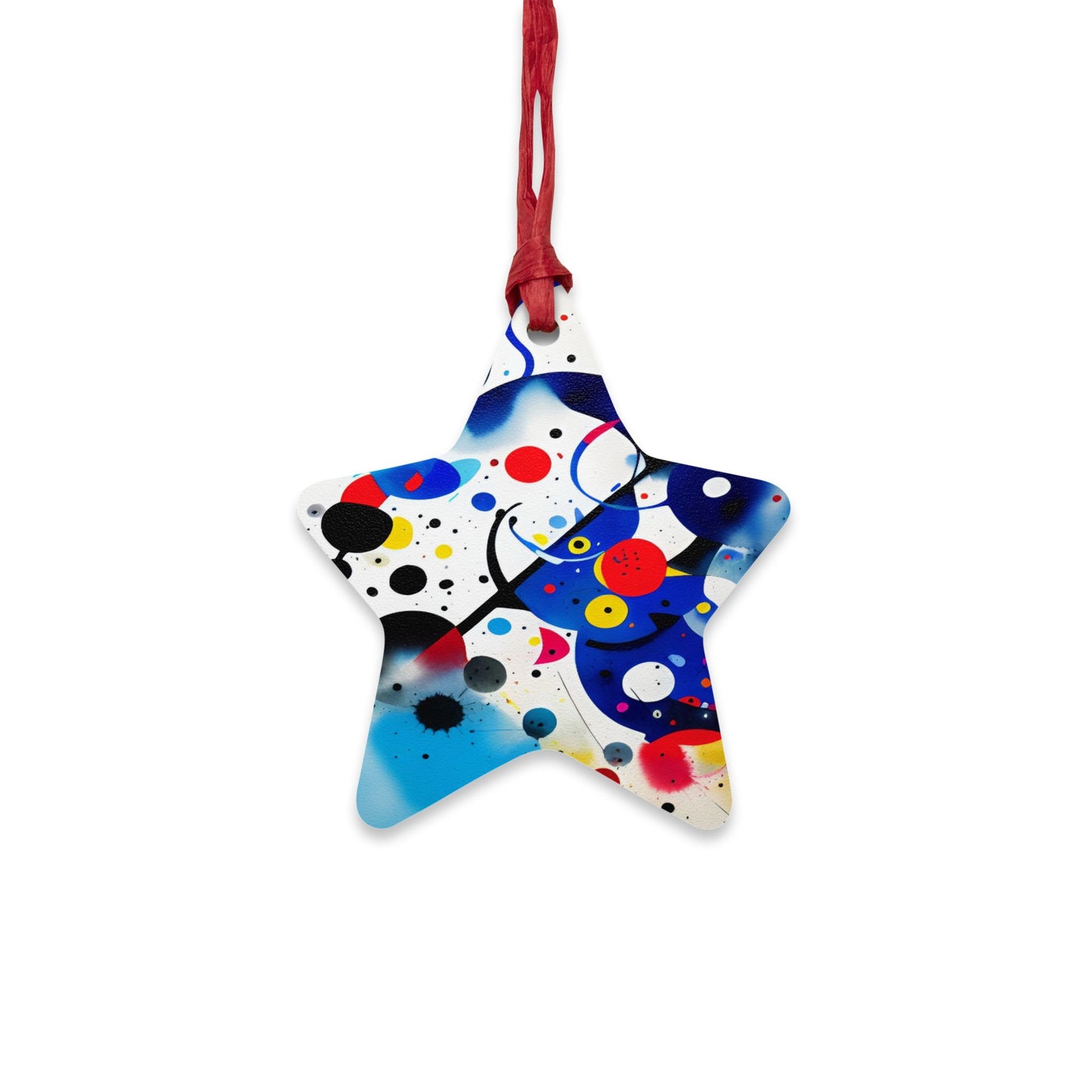 Wooden Ornaments, Inspired by Miro