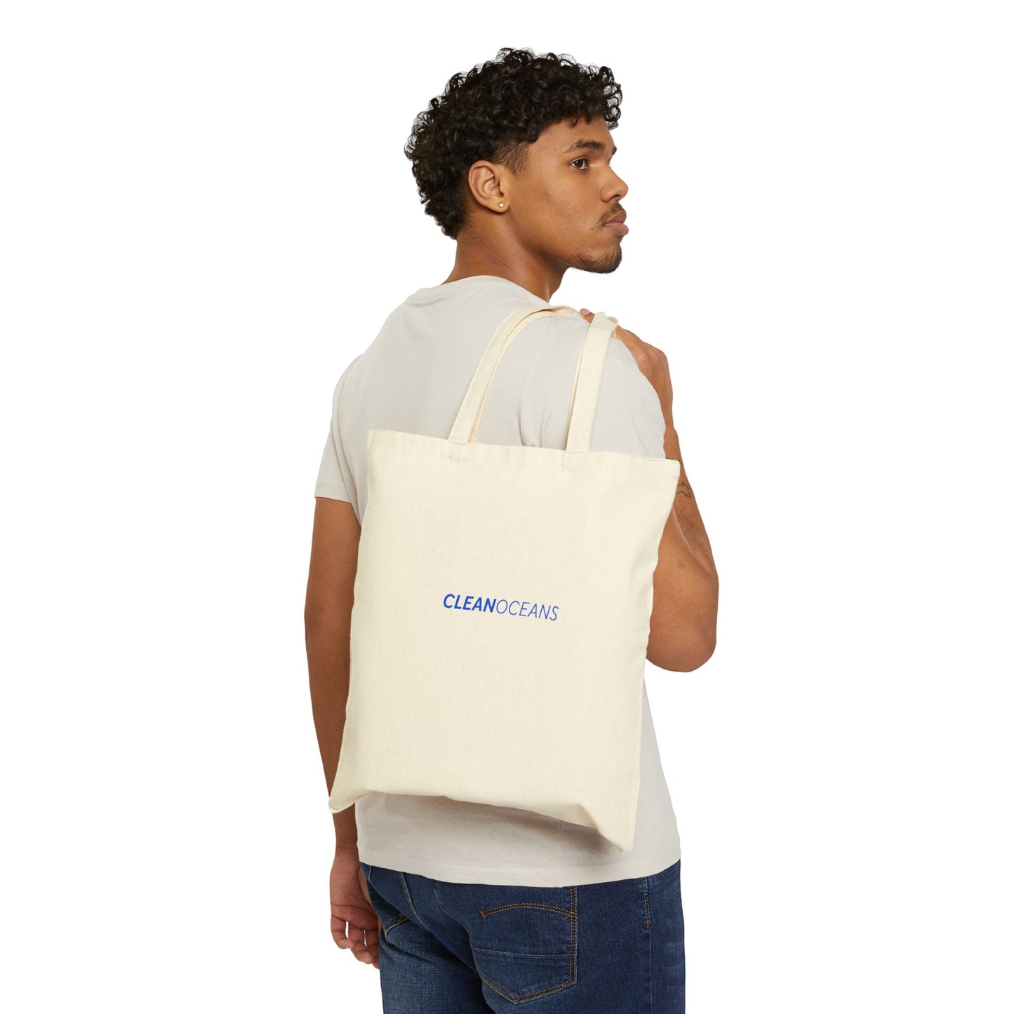 CleanOceans, Cotton Canvas Tote Bag