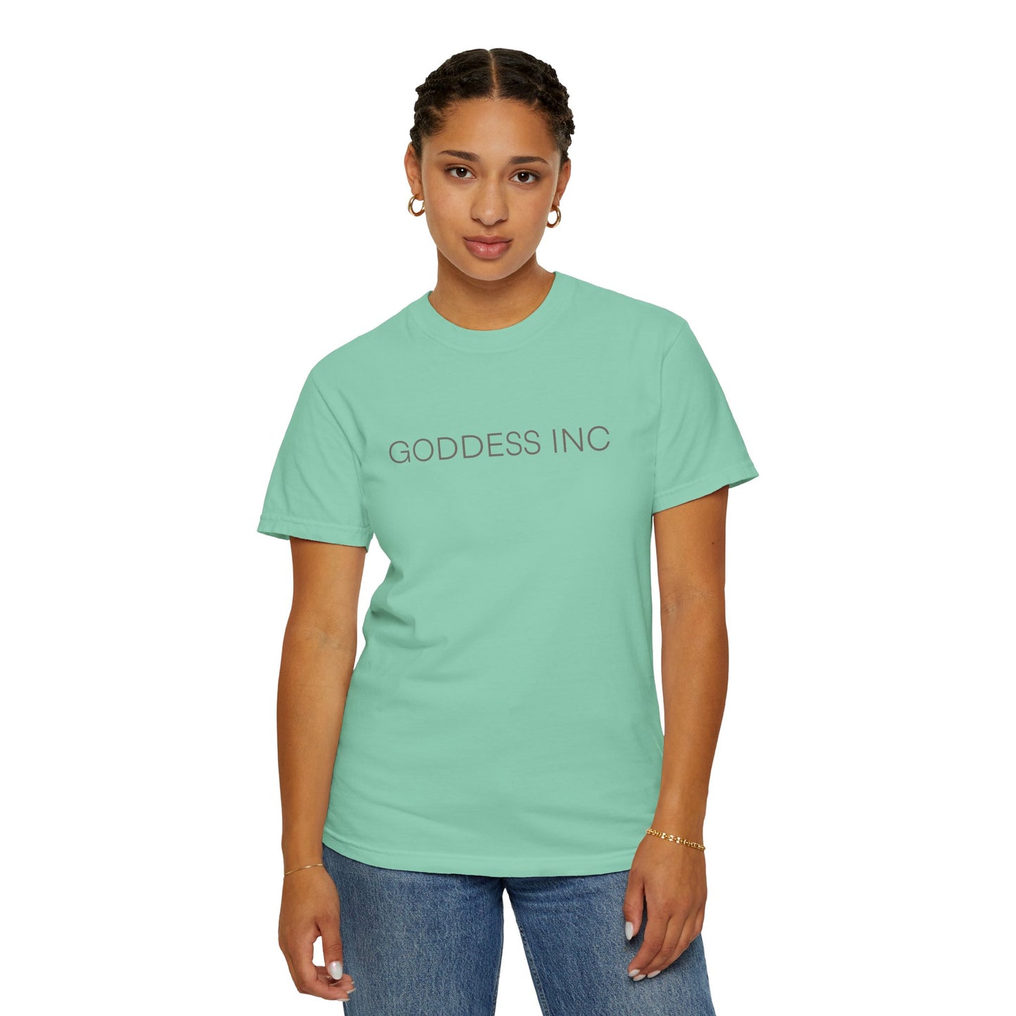 GODDESS INC Garment-Dyed T-shirt