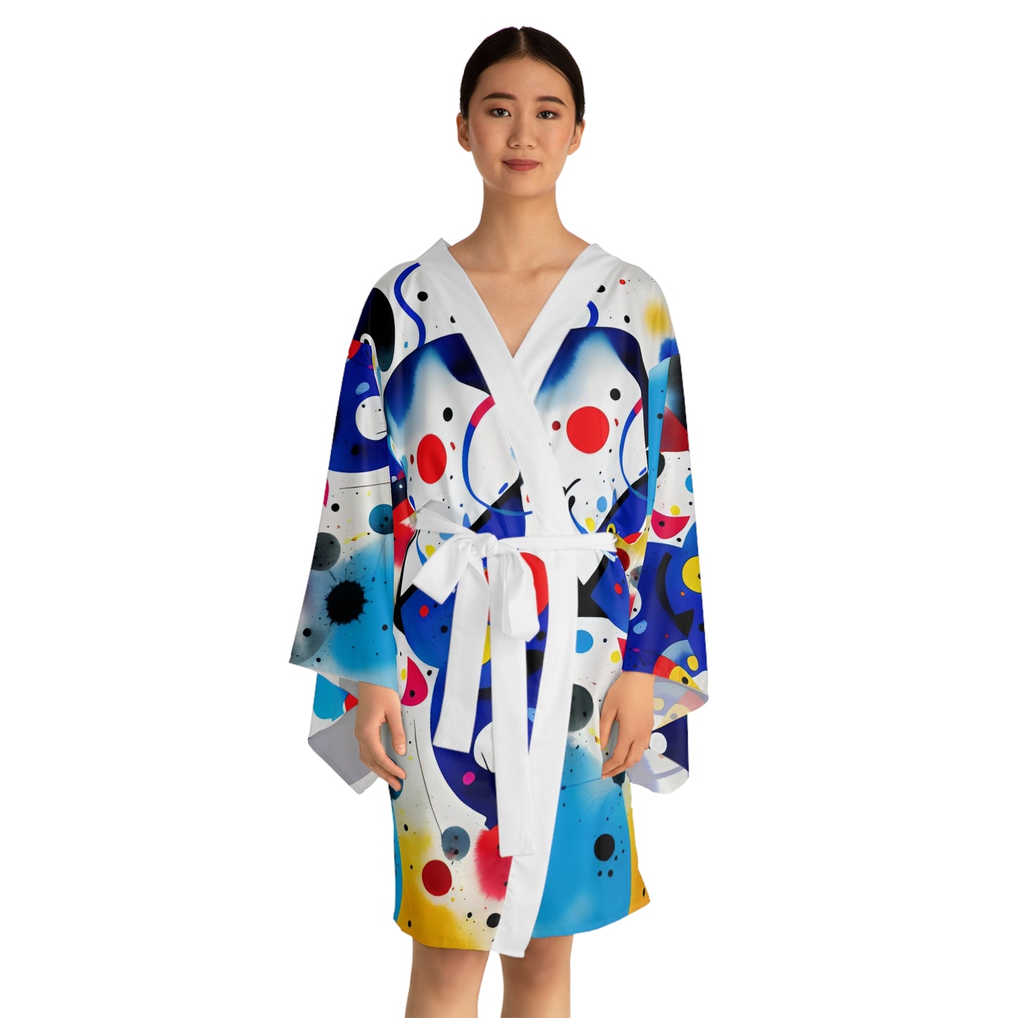 Long Sleeve Kimono Robe, Inspired by Miro