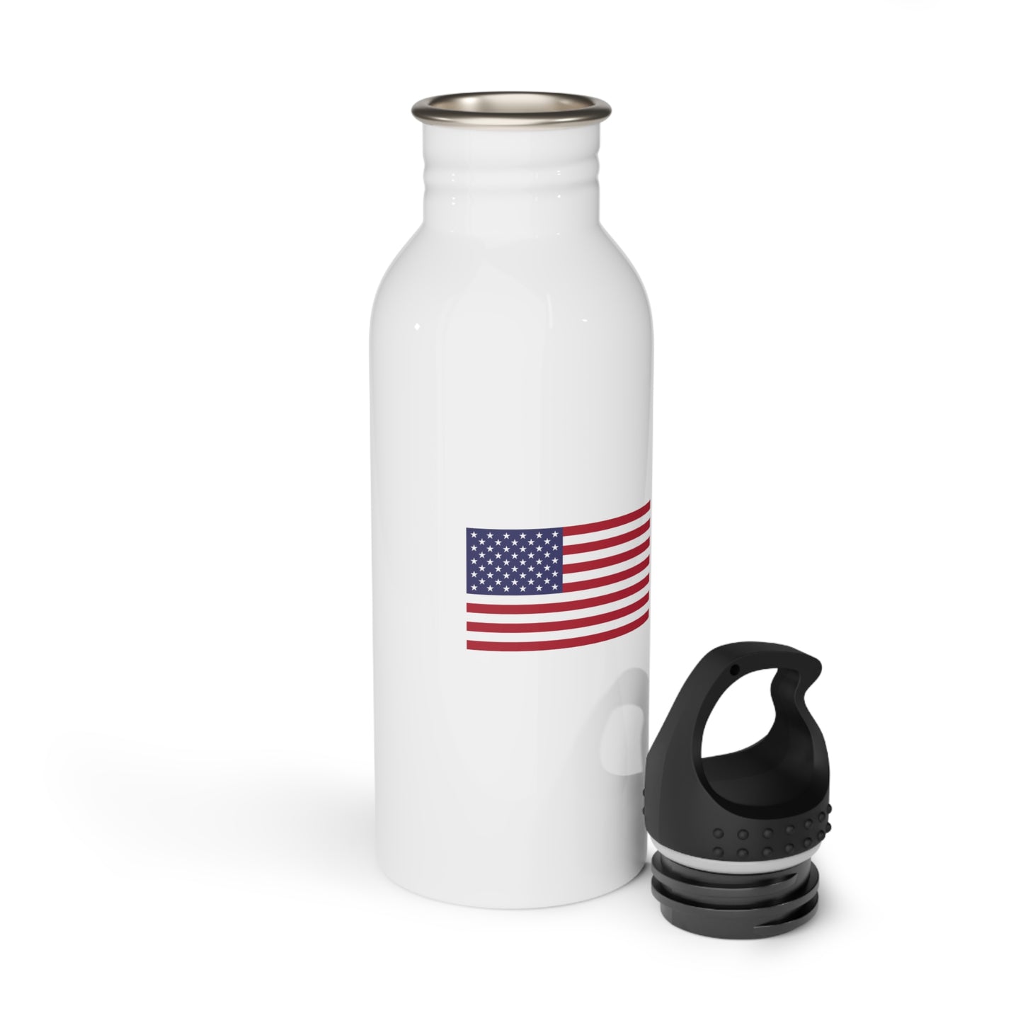 American Flag, Stainless Steel Water Bottle