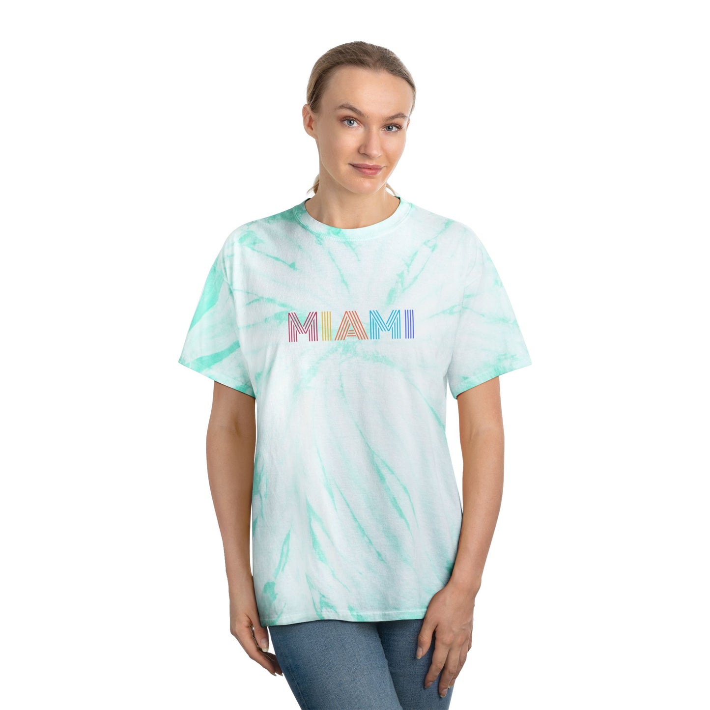 MIAMI, Tie-Dye Tee, Cyclone