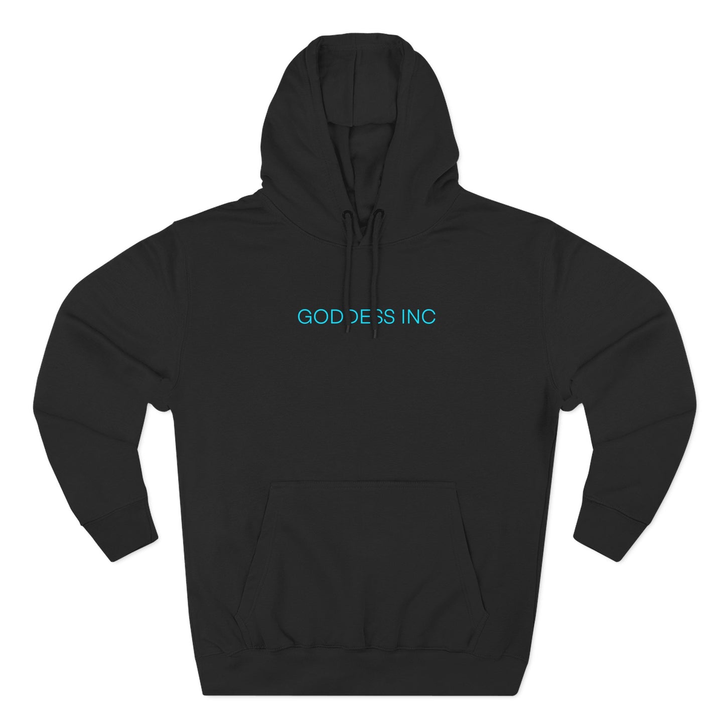 GODDESS INC Three-Panel Fleece Hoodie