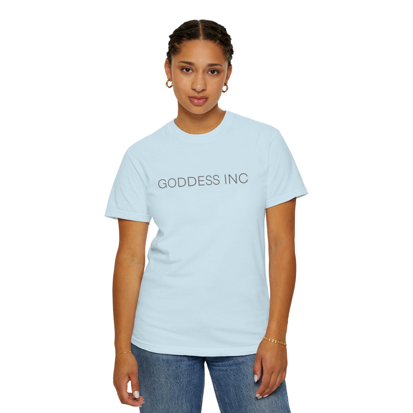 GODDESS INC Garment-Dyed T-shirt