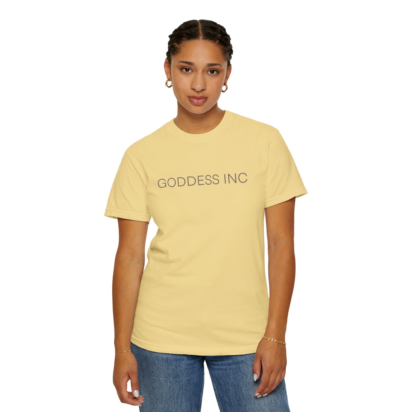 GODDESS INC Garment-Dyed T-shirt