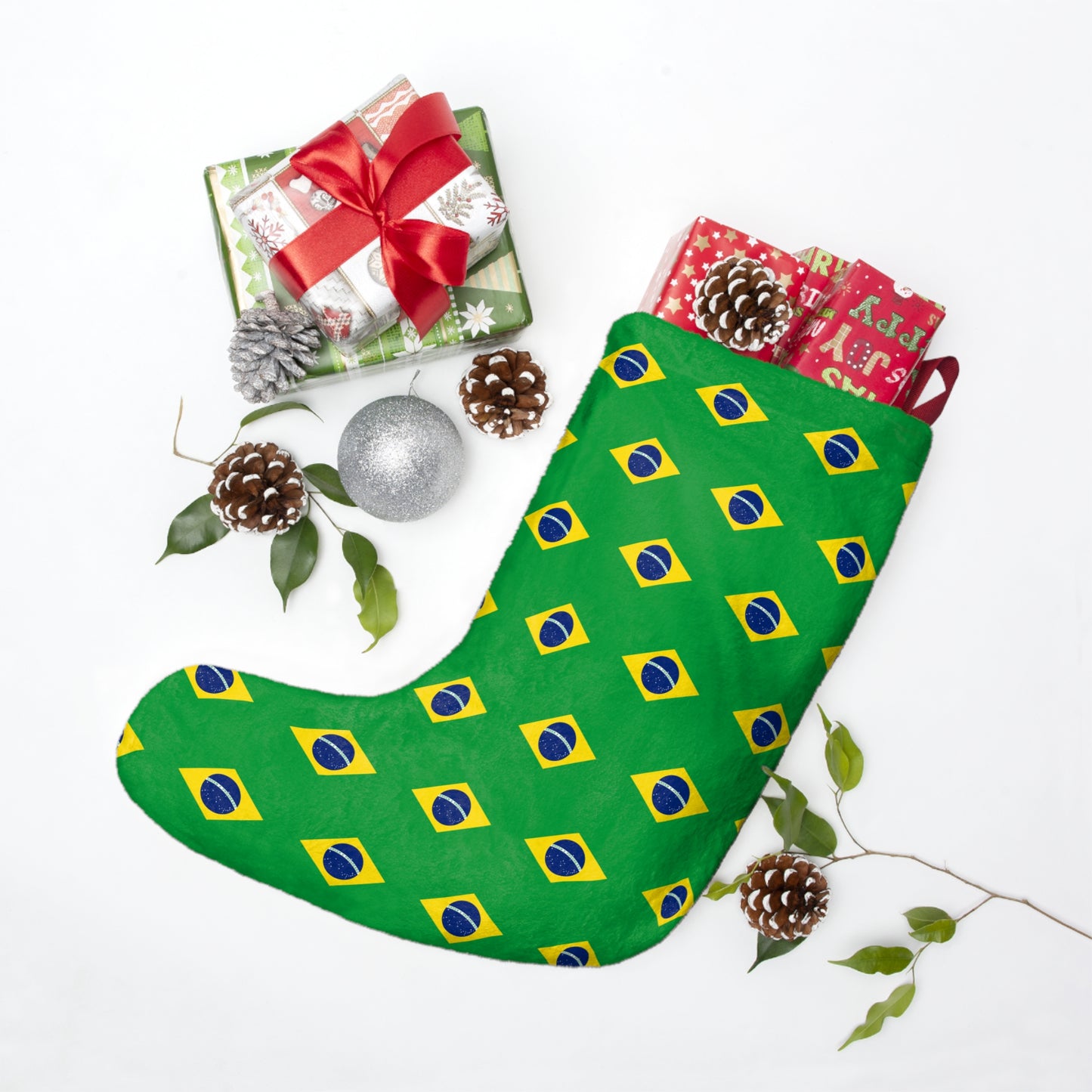 BRAZIL Christmas Stockings