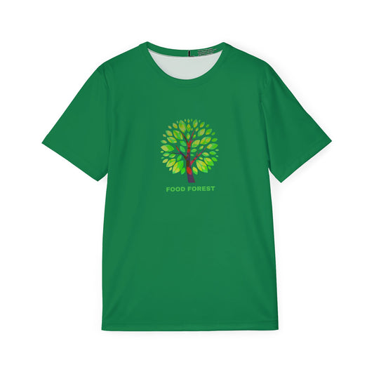 FOOD FOREST Men's Sports Jersey, Green