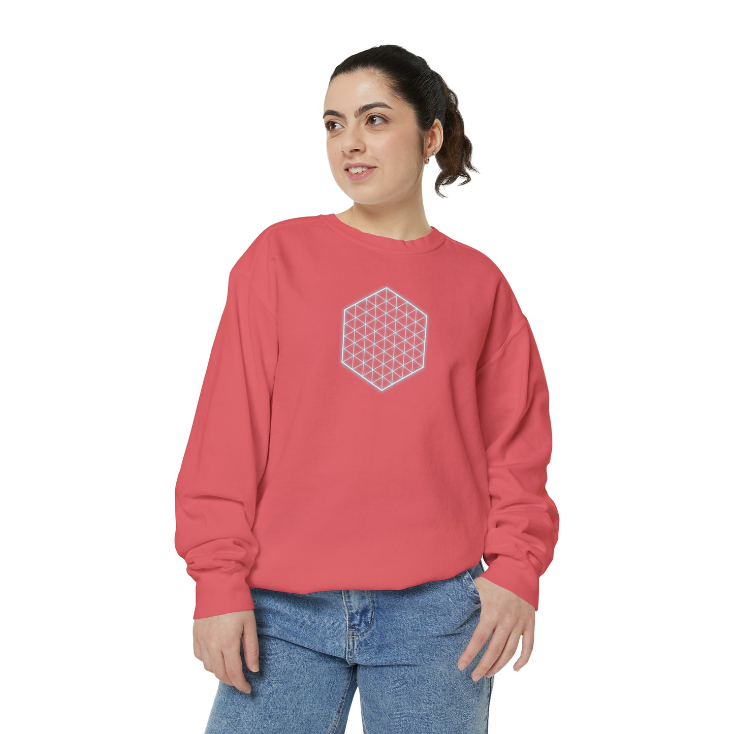 SACRED GEOMETRY Unisex Garment-Dyed Sweatshirt