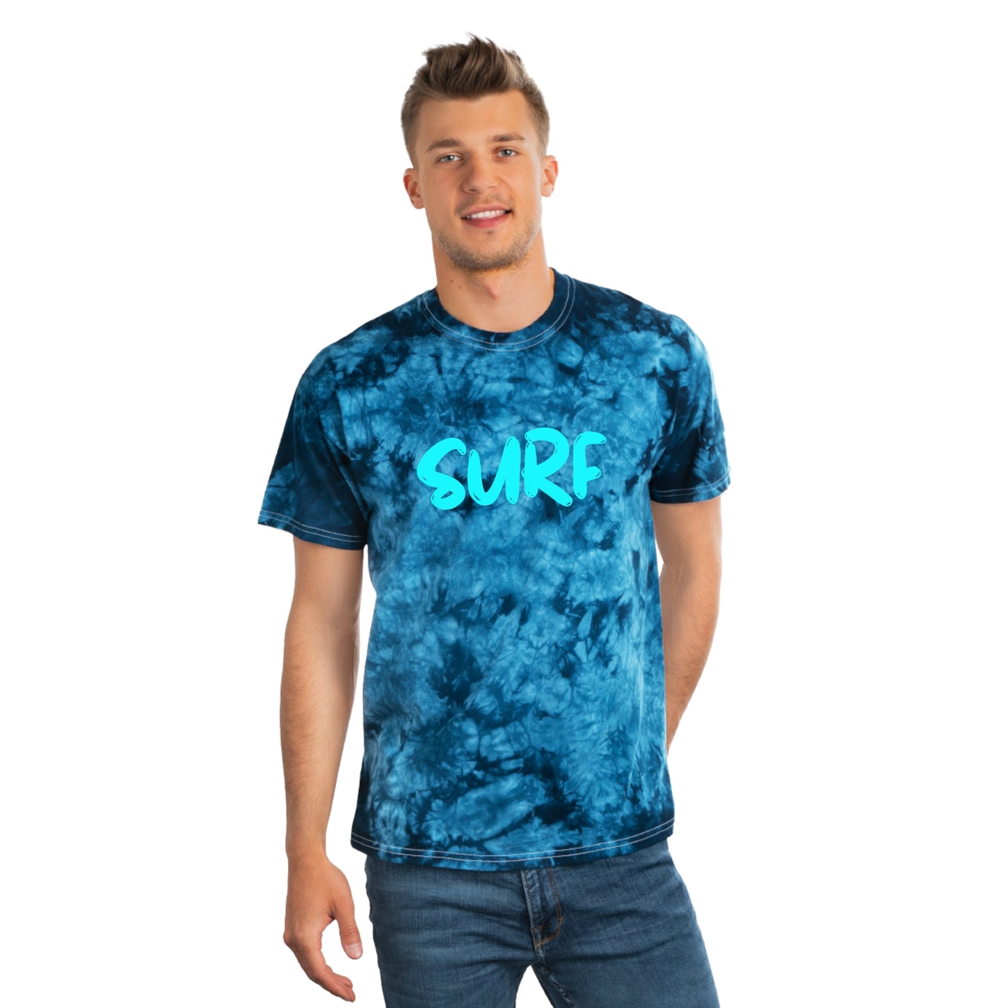 SURF Tie-Dye Tee, Crystal