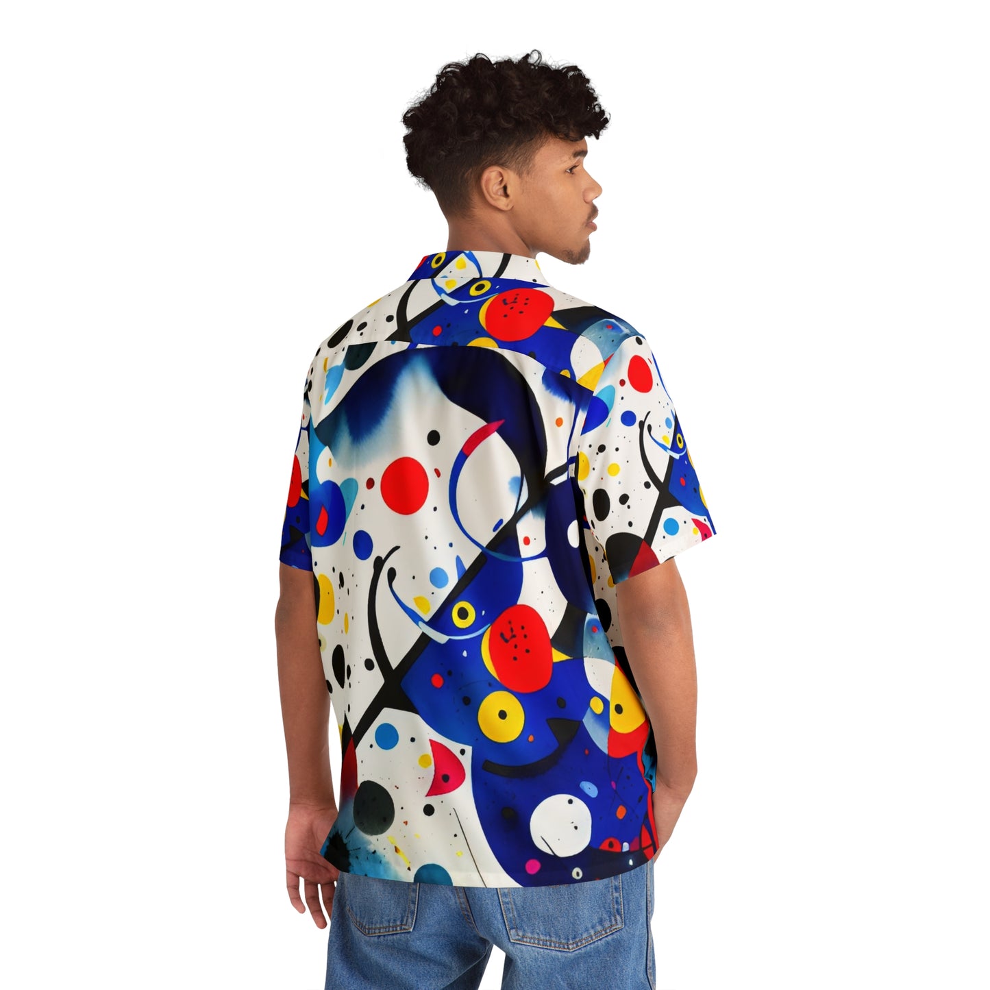 Men's Hawaiian Shirt, Inspired by Miro
