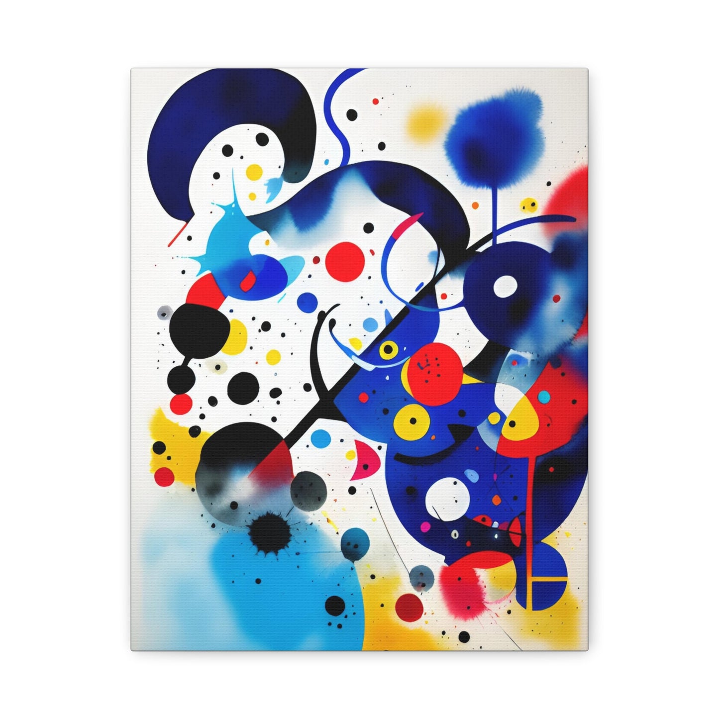Miro-inspired Matte Canvas, Stretched, 1.25"