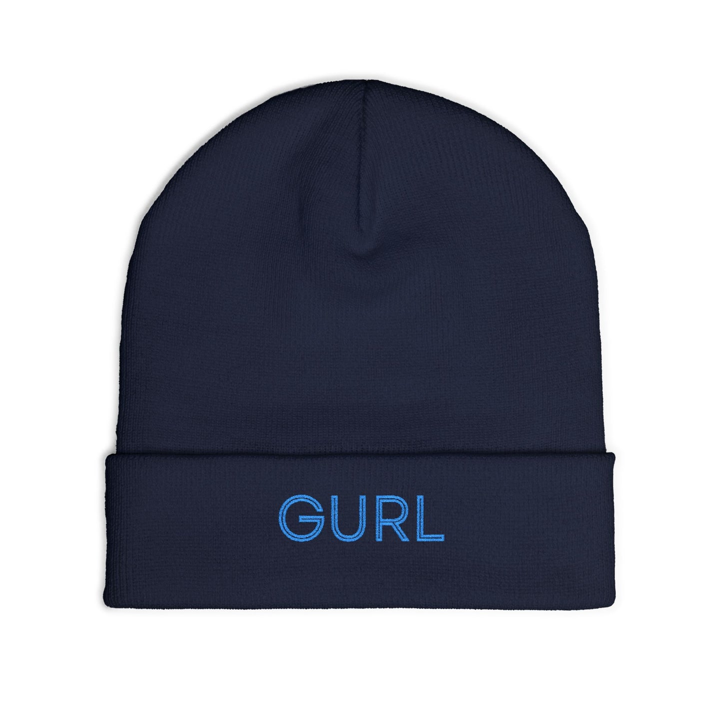 GURL Knit Beanie (Embroidery)