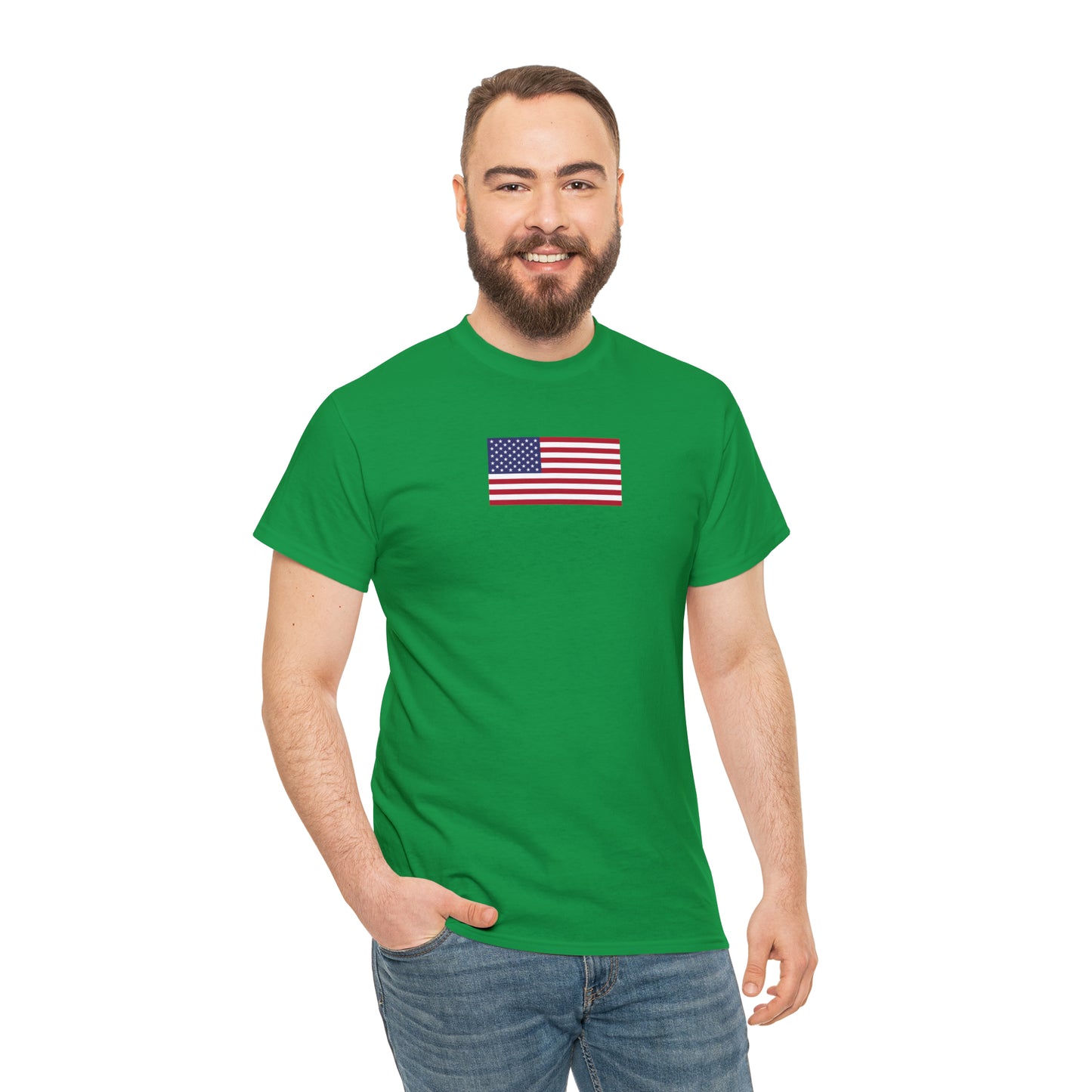 American Flag Unisex Heavy Cotton Tee