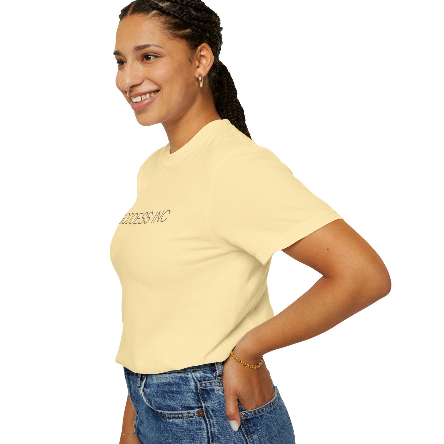 GODDESS INC Garment-Dyed T-shirt