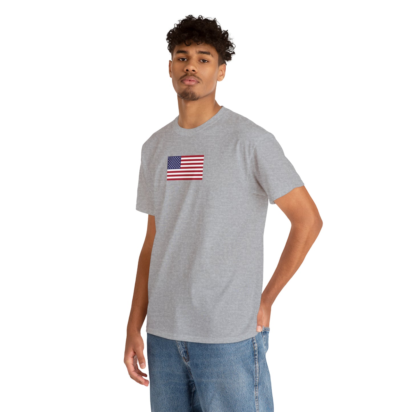 American Flag Unisex Heavy Cotton Tee