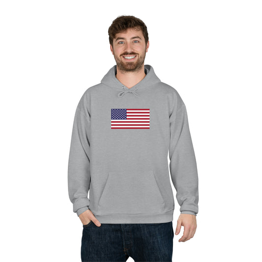 American Flag, Unisex EcoSmart® Pullover Hoodie Sweatshirt