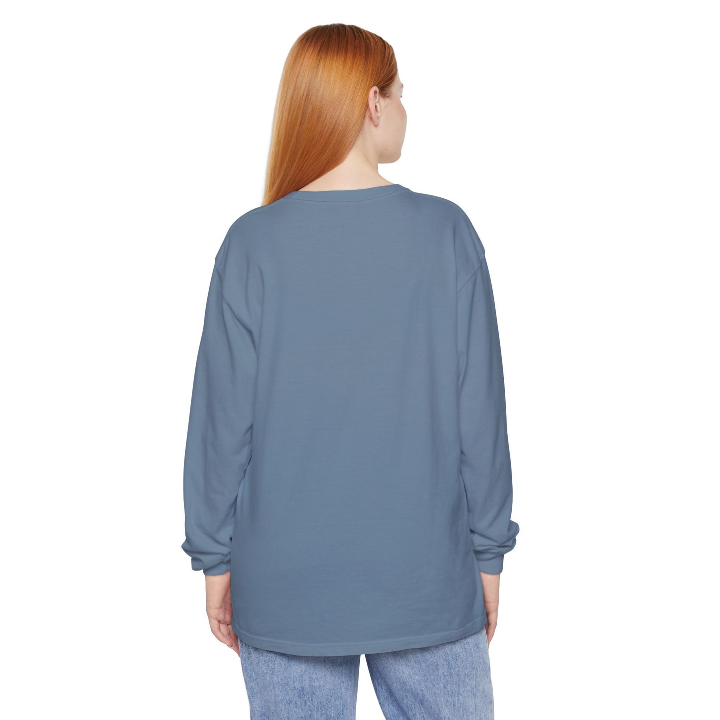 GODDESS INC Garment-dyed Long Sleeve T-Shirt