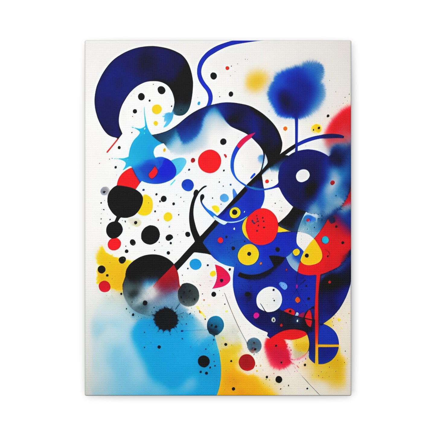 Miro-inspired Matte Canvas, Stretched, 1.25"
