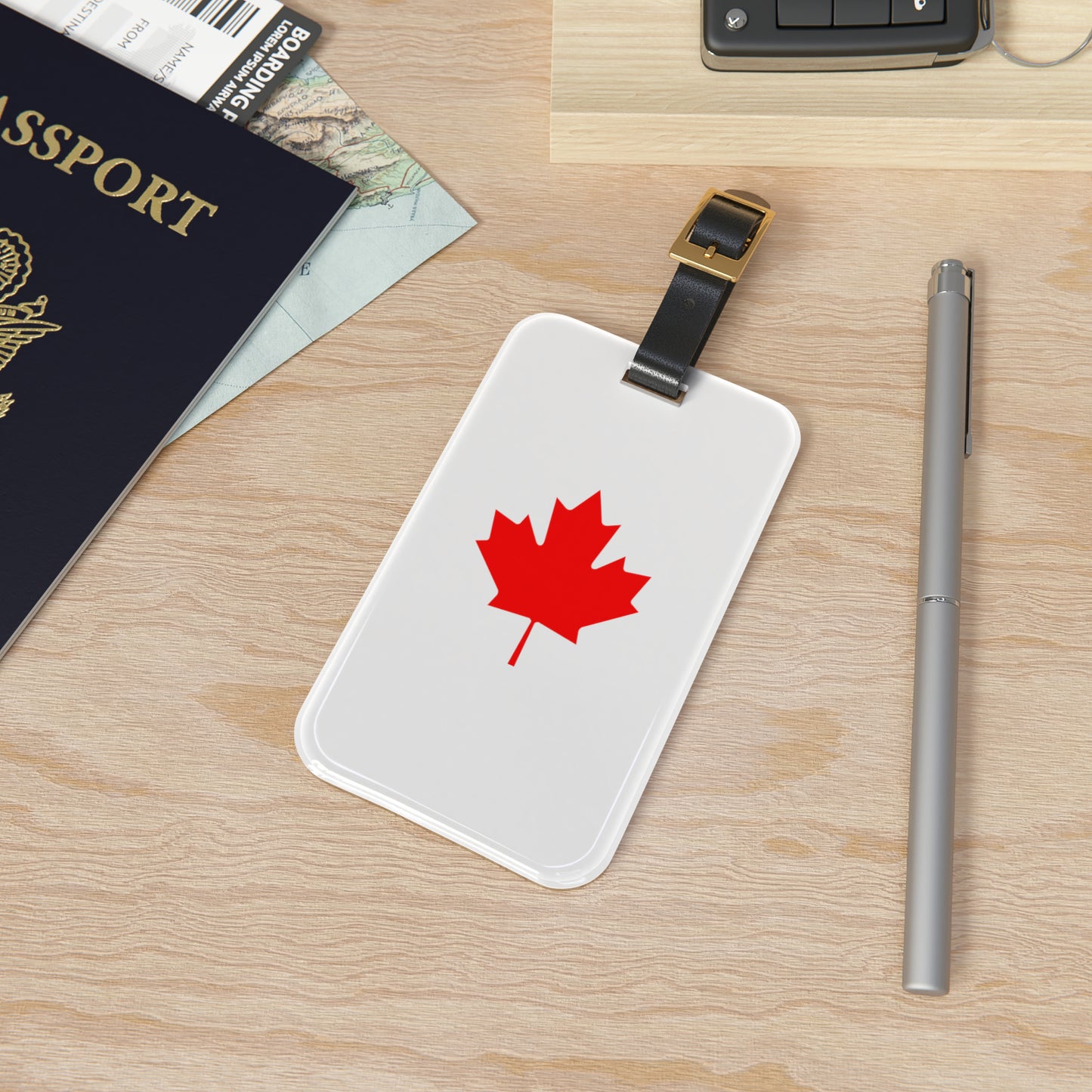 Canadian Maple Leaf, Luggage Tag