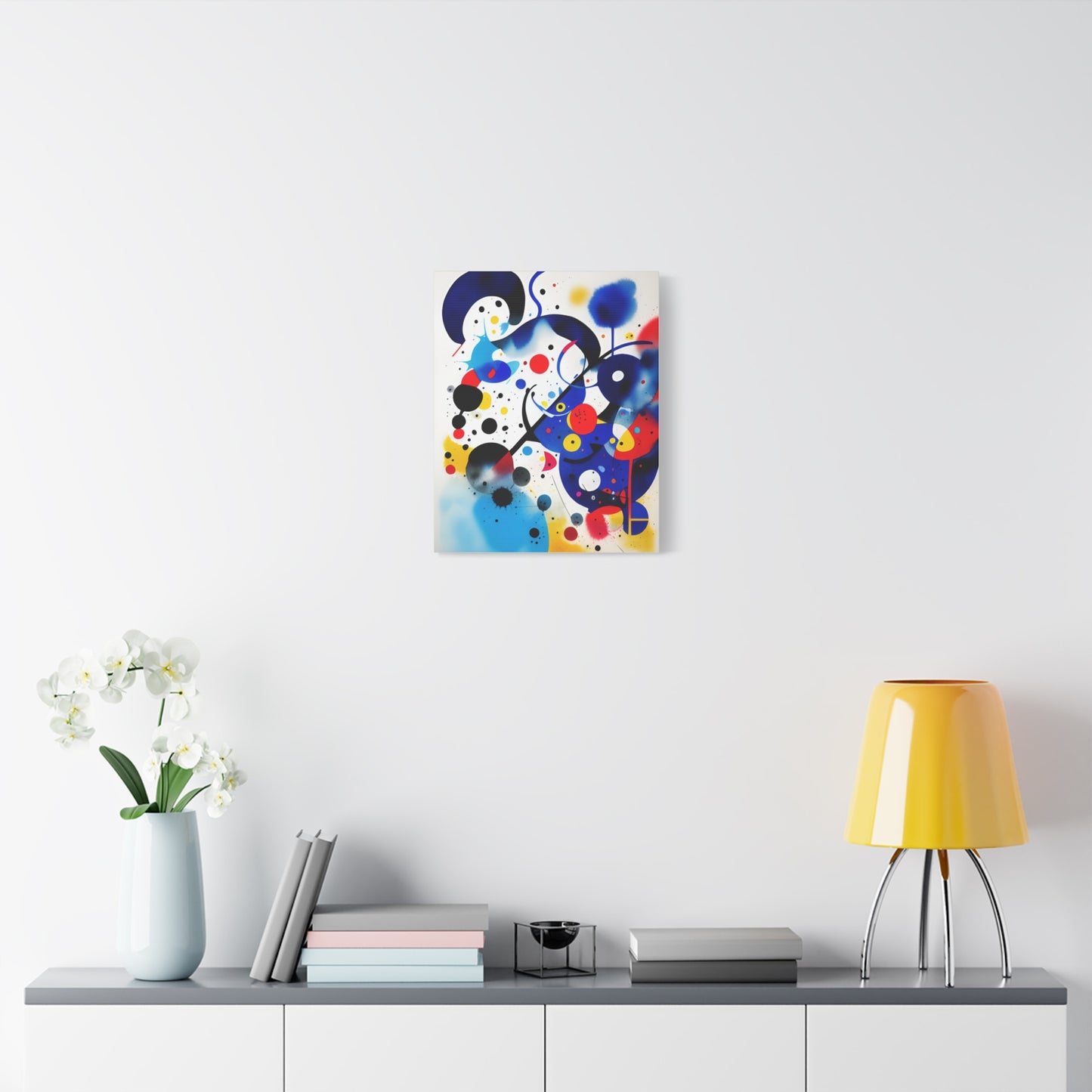 Miro-inspired Matte Canvas, Stretched, 1.25"