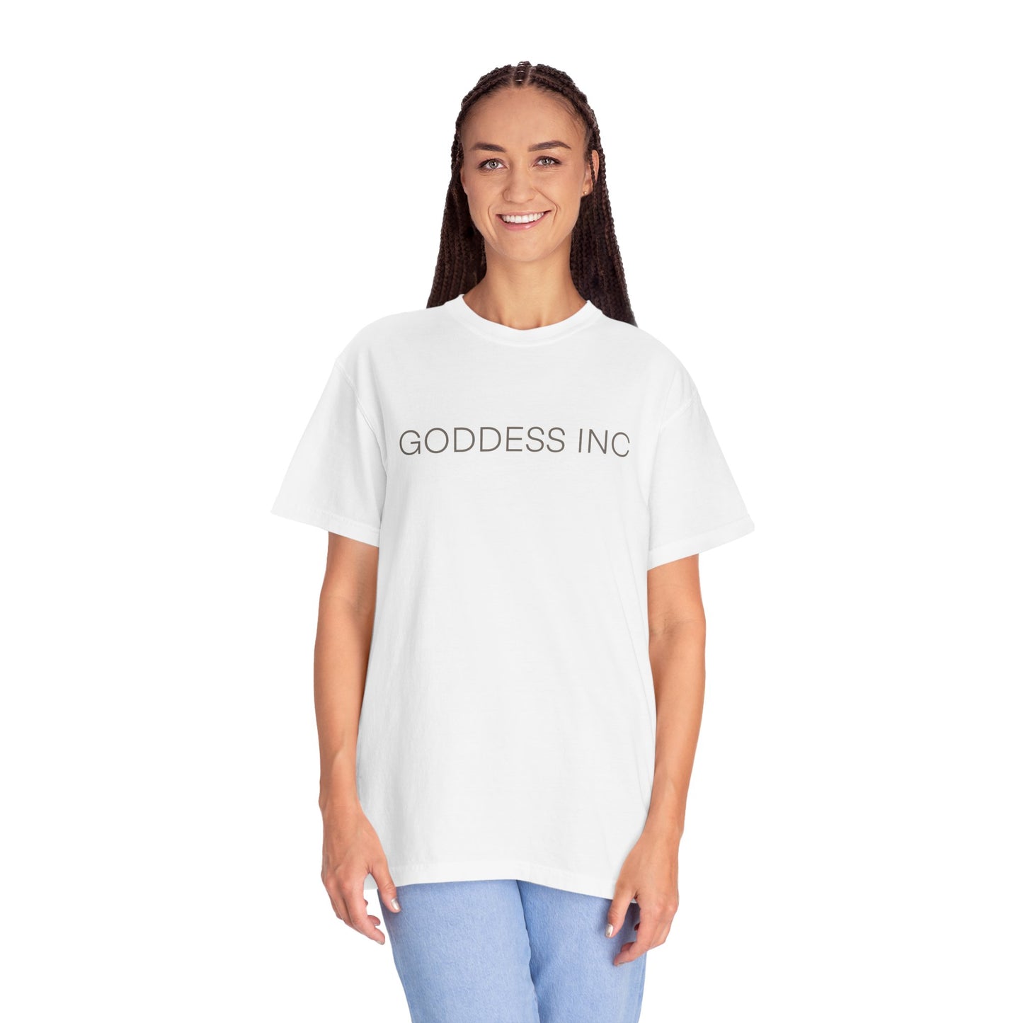 GODDESS INC Garment-Dyed T-shirt