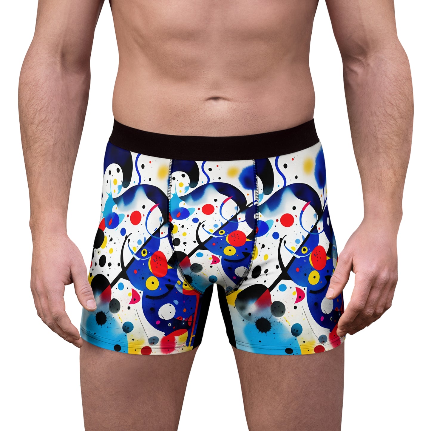 Abstract Art, Men's Boxer Briefs, Inspired by Miro