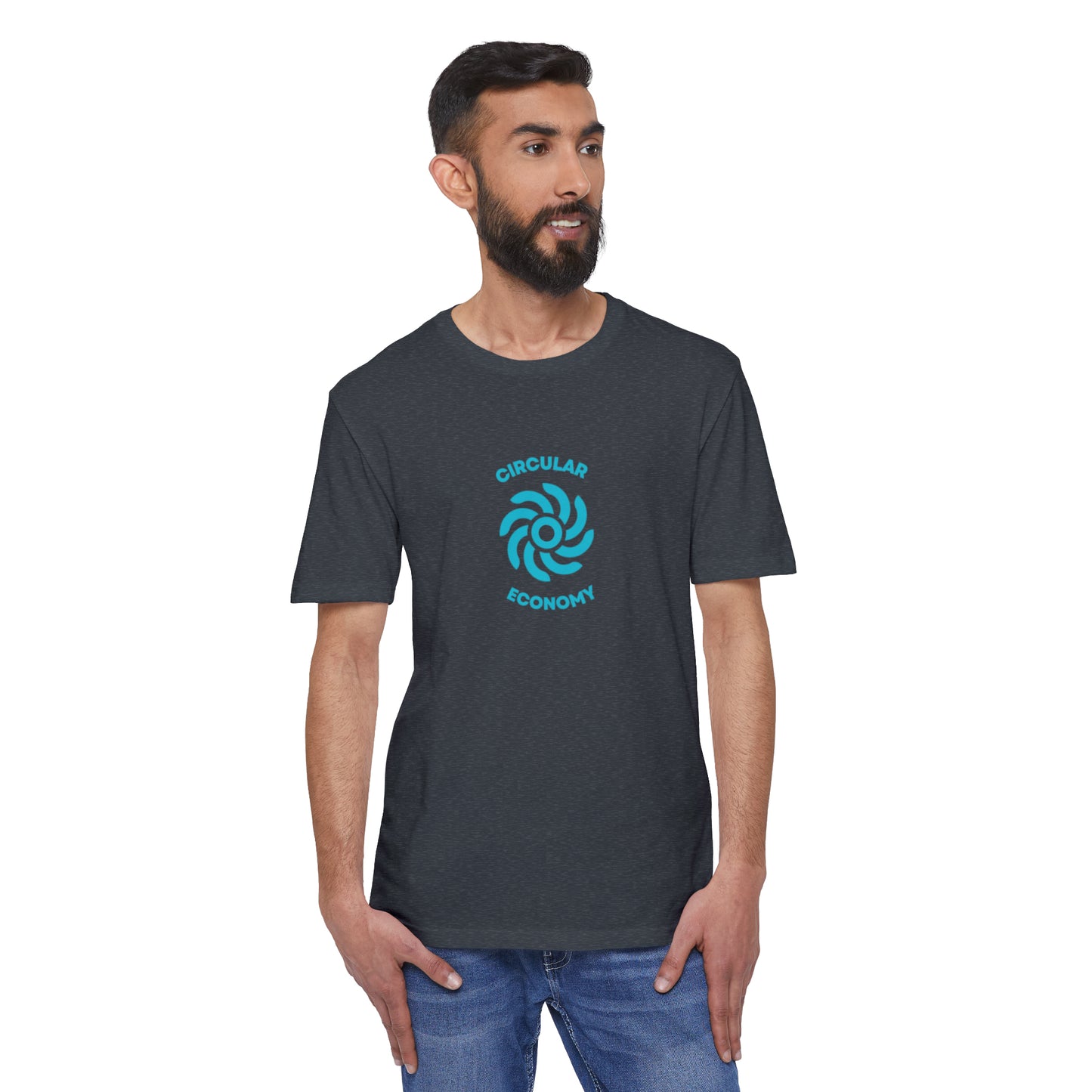 CIRCULAR ECONOMY Unisex District® Re-Tee®, Blue Print