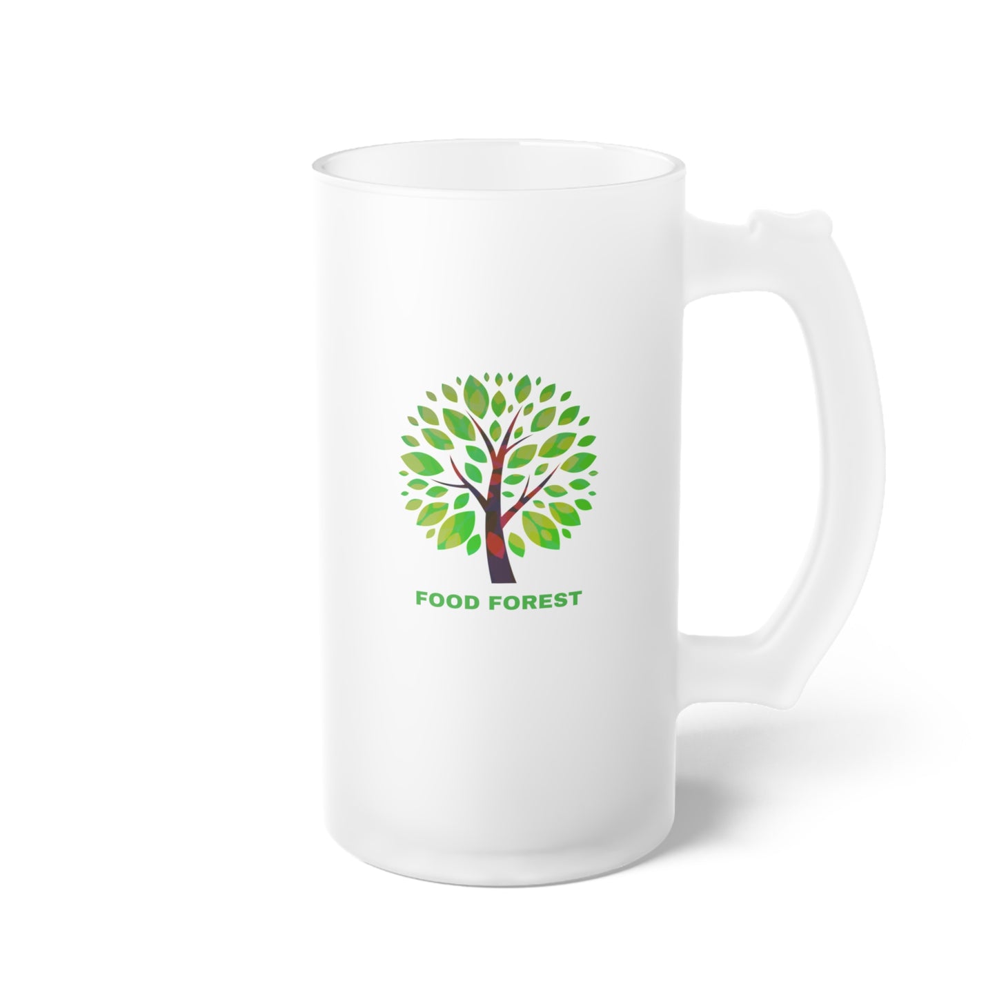 FOOD FOREST Frosted Glass Tall Mug