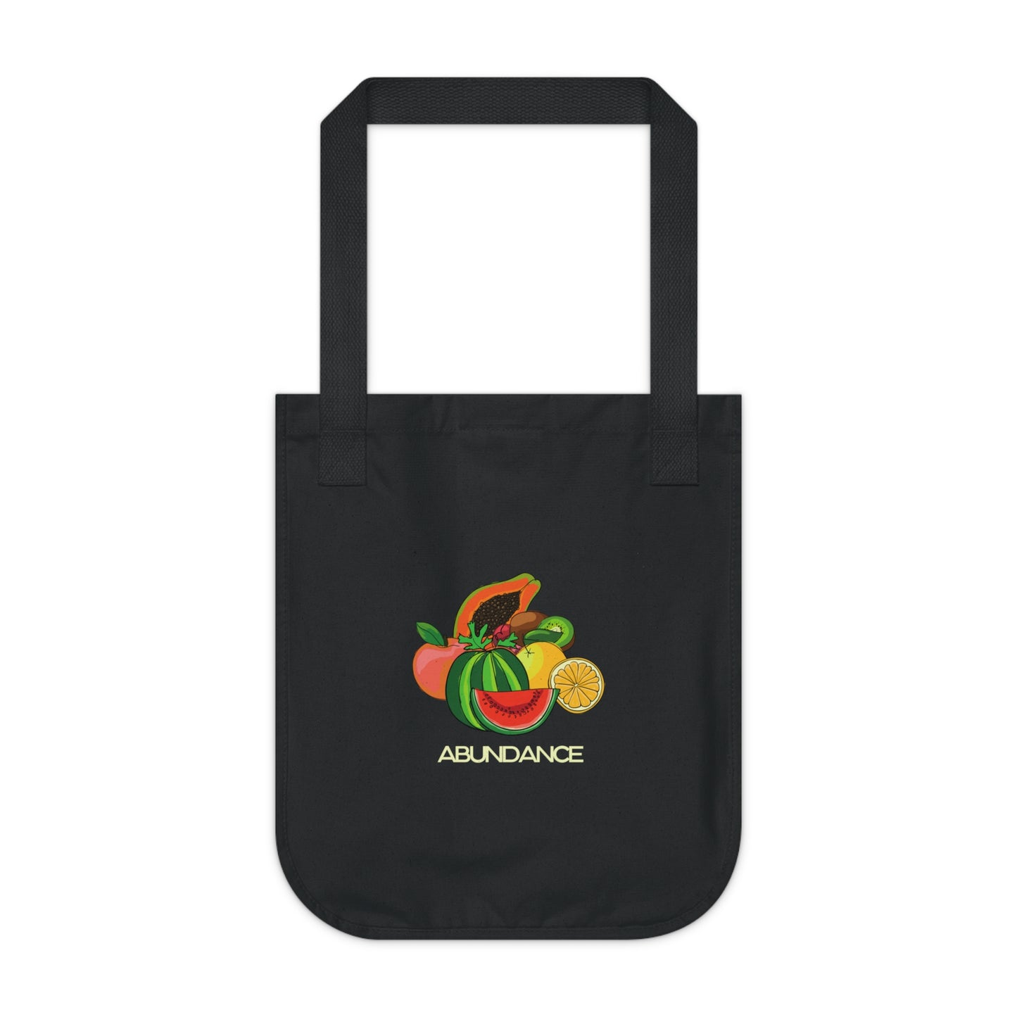 Organic Canvas Tote Bag, ABUNDANCE
