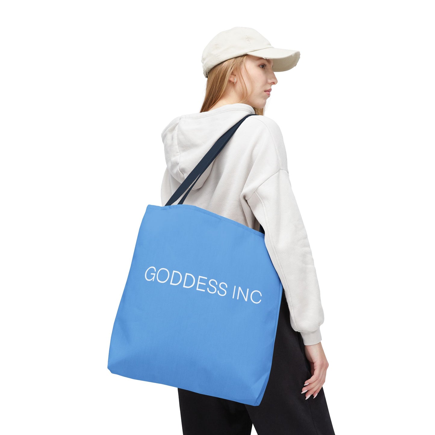 GODDESS INC Tote Bag, Light Blue