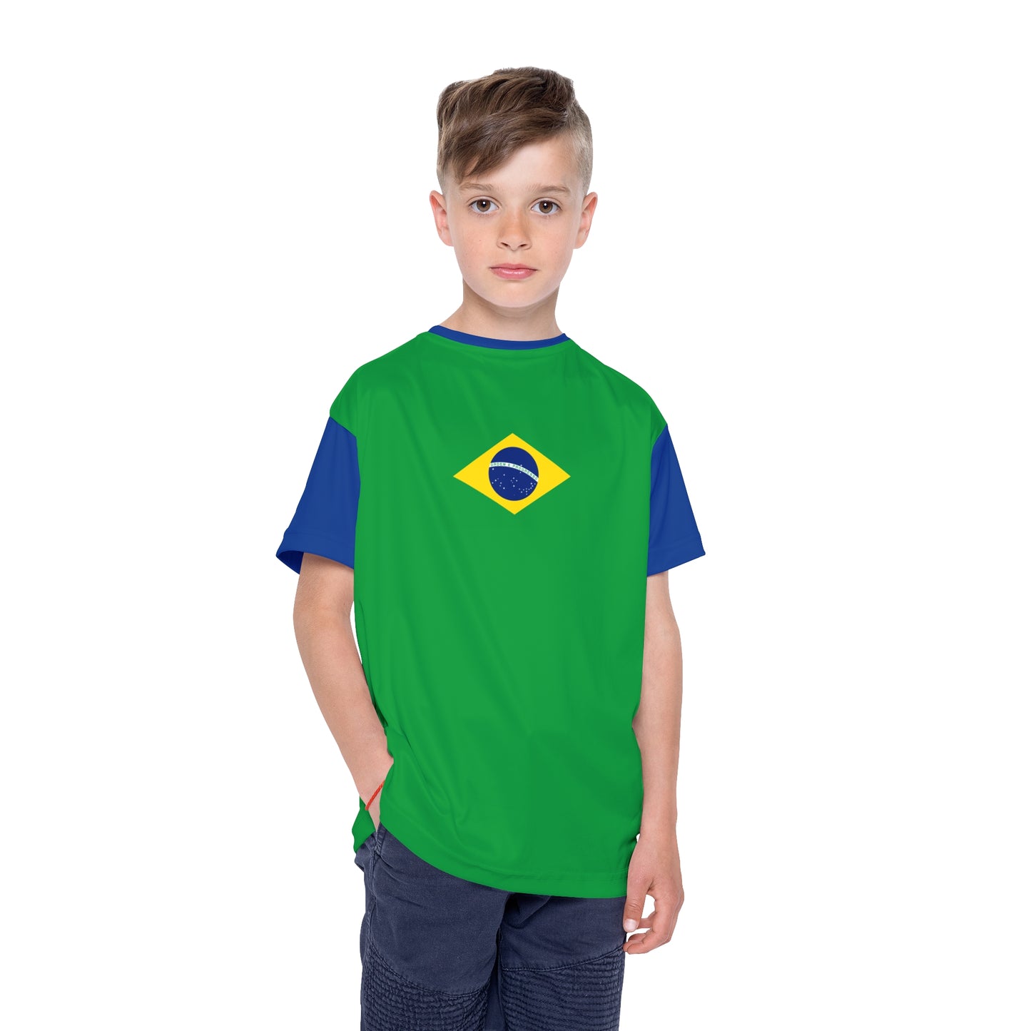 BRAZIL Kids Sports Jersey