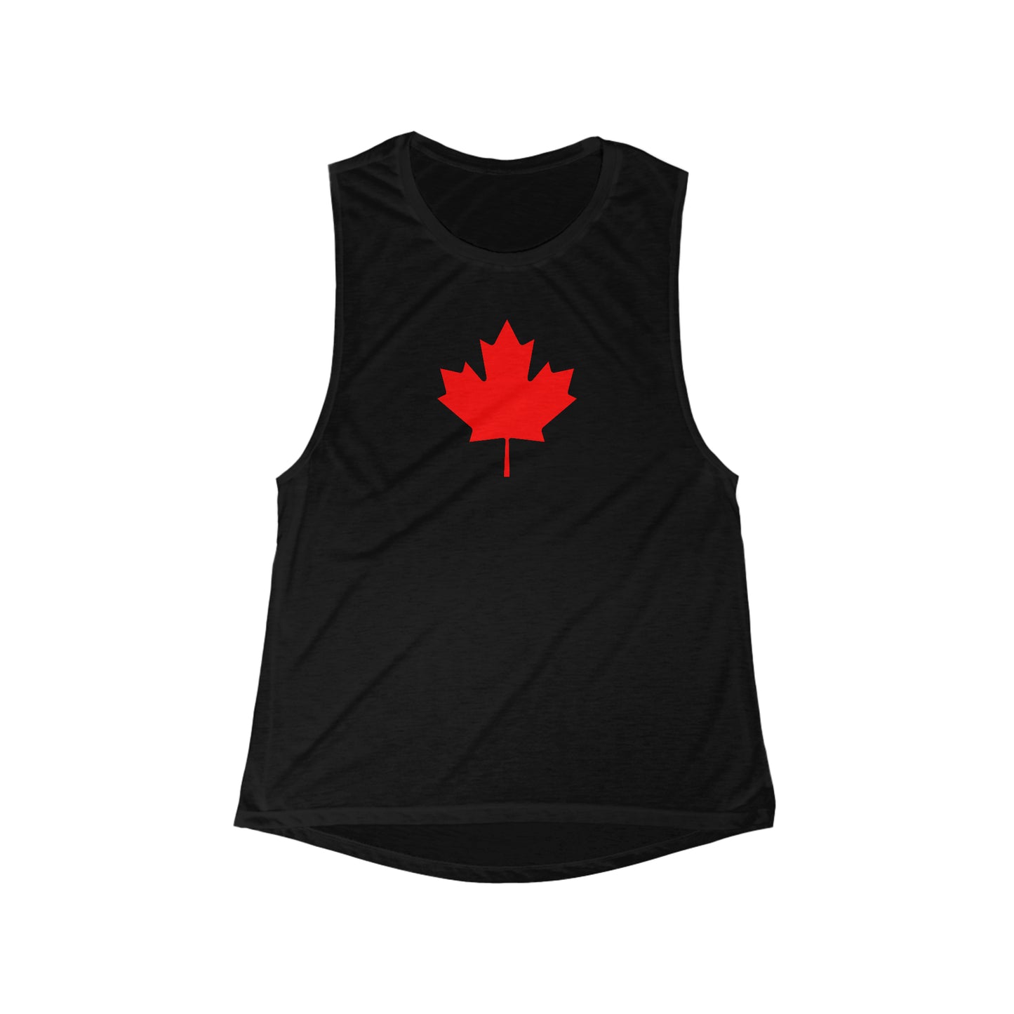 Canadian Maple Leaf, Women's Flowy Scoop Muscle Tank