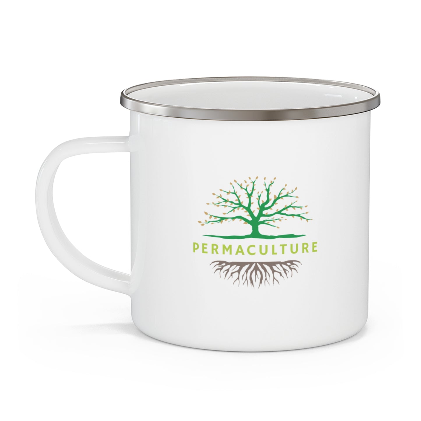 Enamel Camping Mug, Permaculture
