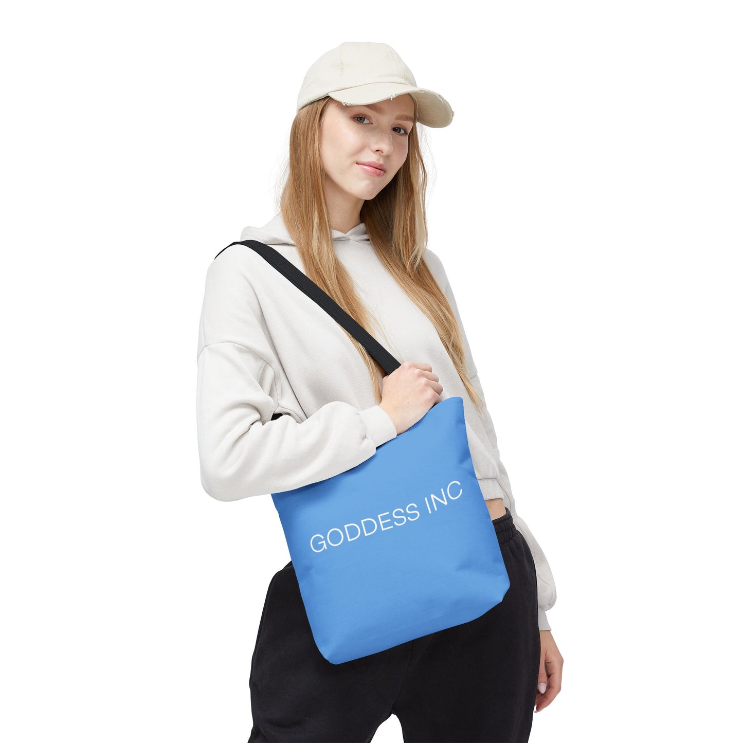GODDESS INC Tote Bag, Light Blue