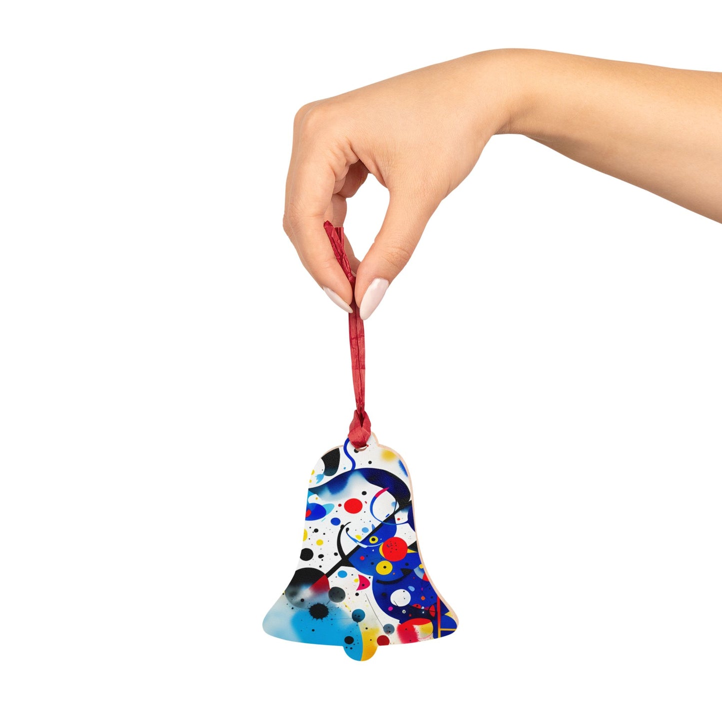 Wooden Ornaments, Inspired by Miro