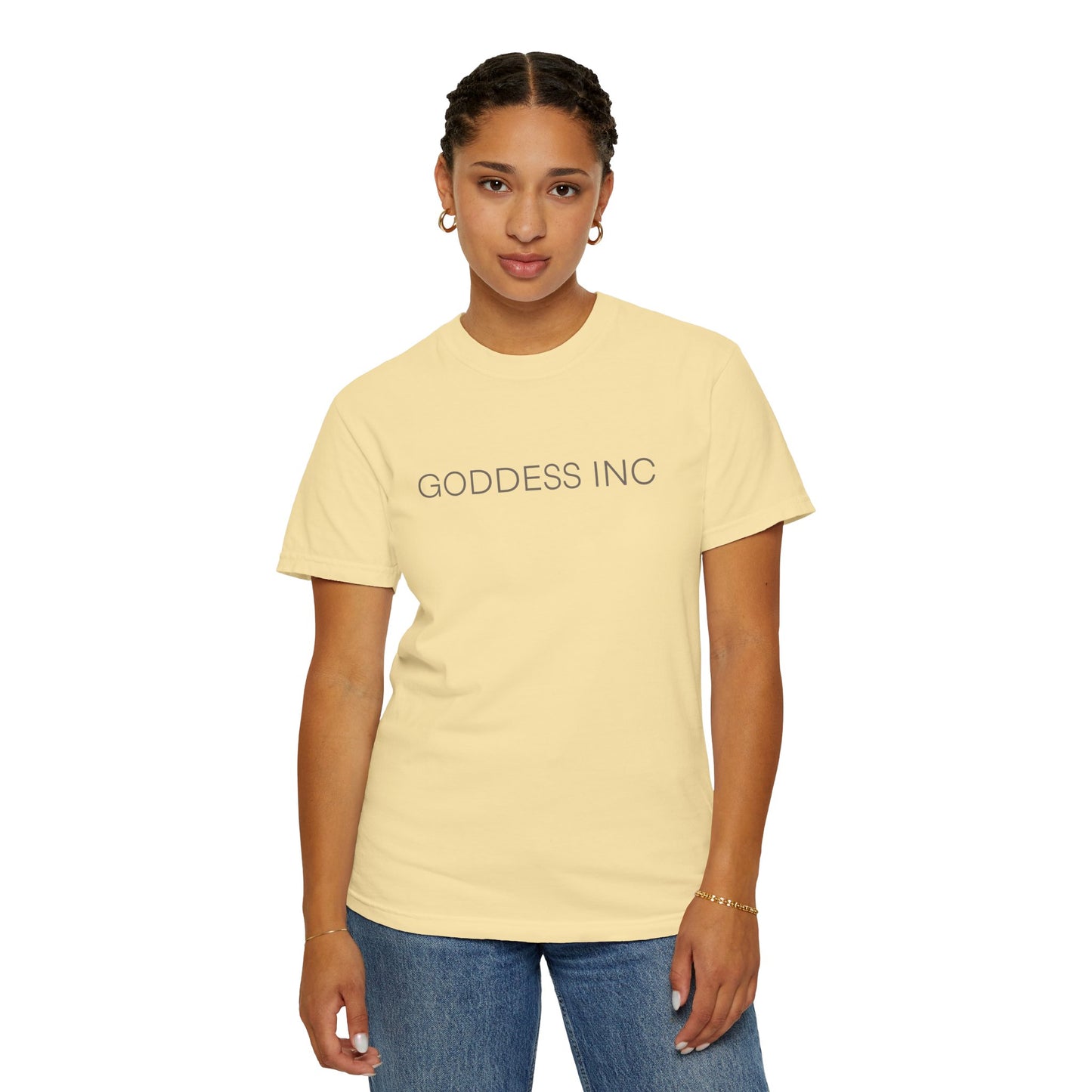 GODDESS INC Garment-Dyed T-shirt