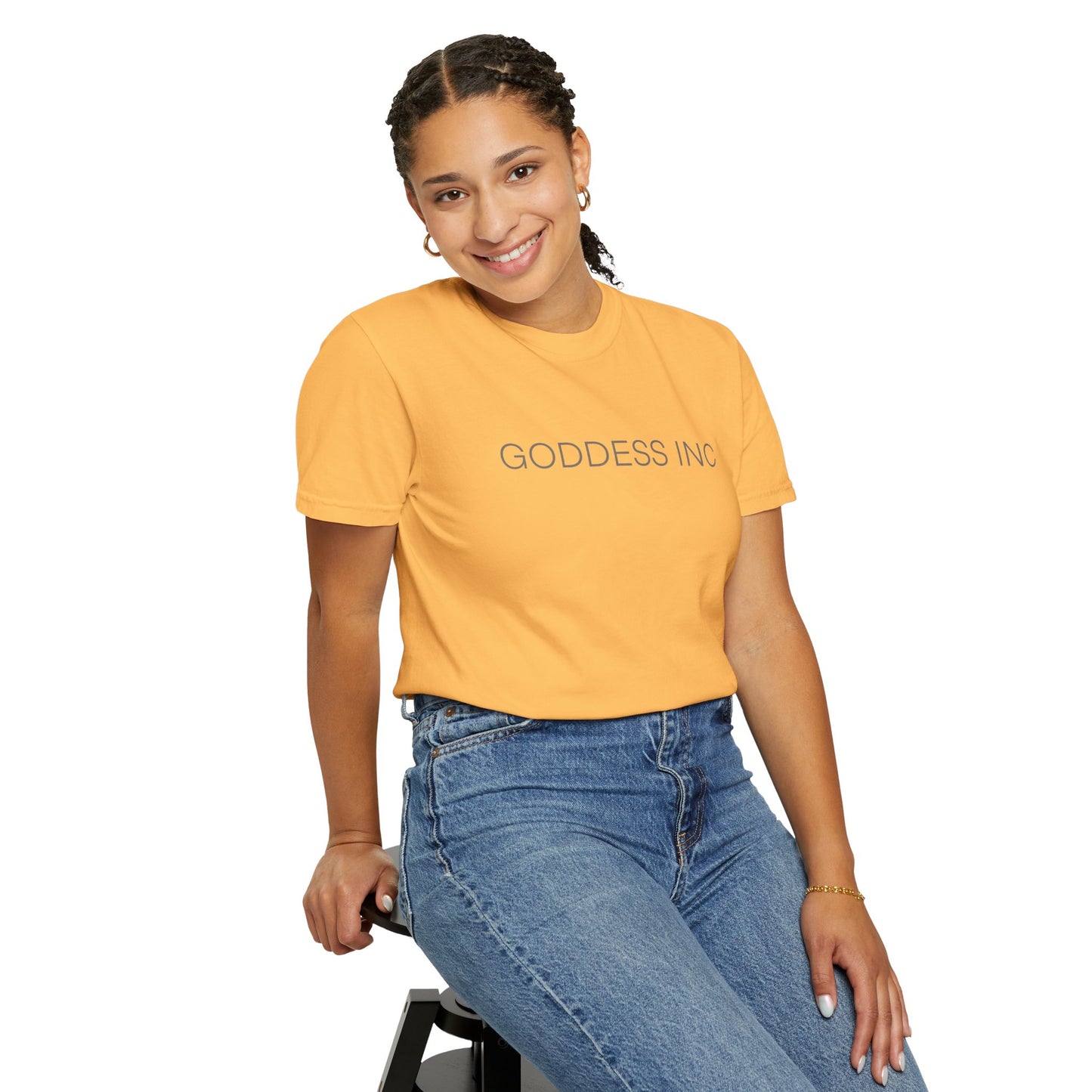 GODDESS INC Garment-Dyed T-shirt