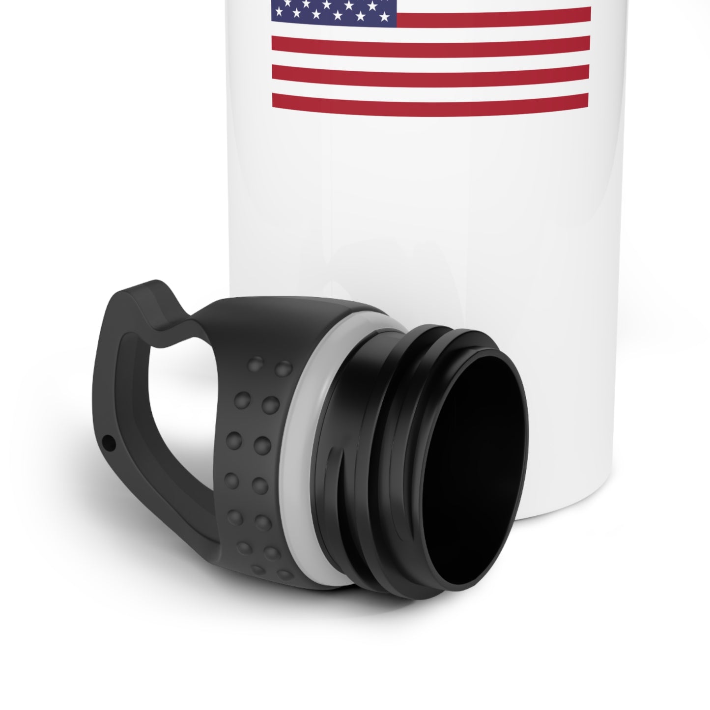 American Flag, Stainless Steel Water Bottle