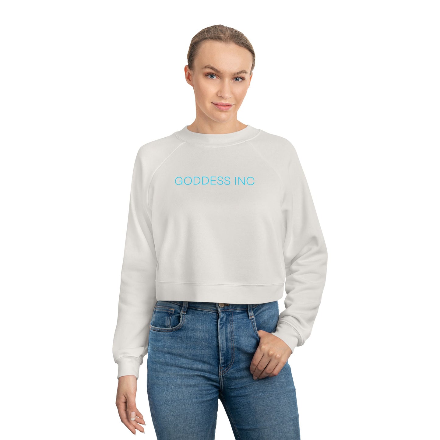 GODDESS INC, Women's Cropped Fleece Pullover