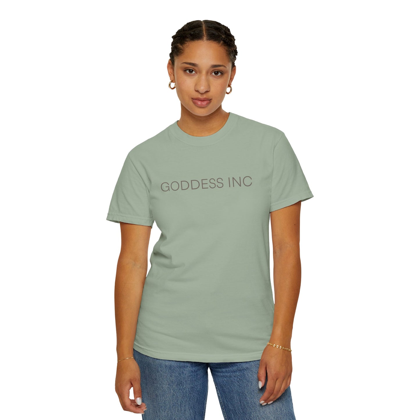 GODDESS INC Garment-Dyed T-shirt