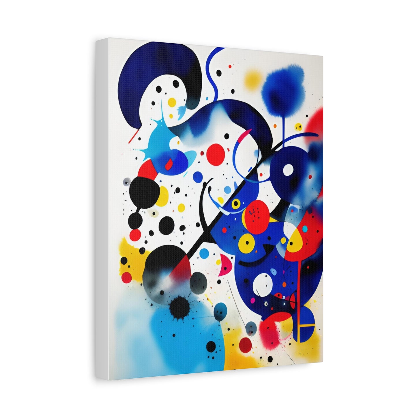 Miro-inspired Matte Canvas, Stretched, 1.25"