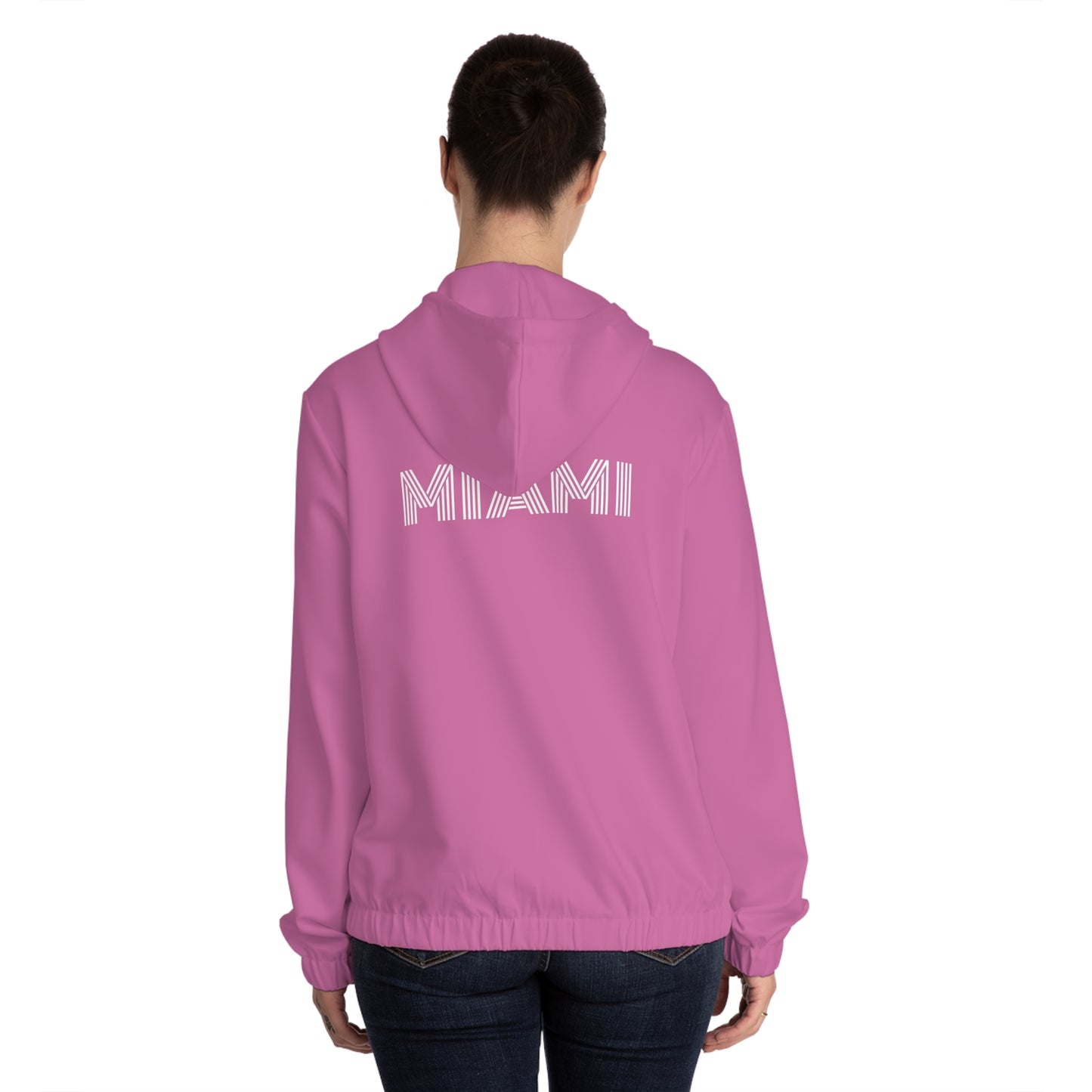 MIAMI Women’s Full-Zip Hoodie, Pink