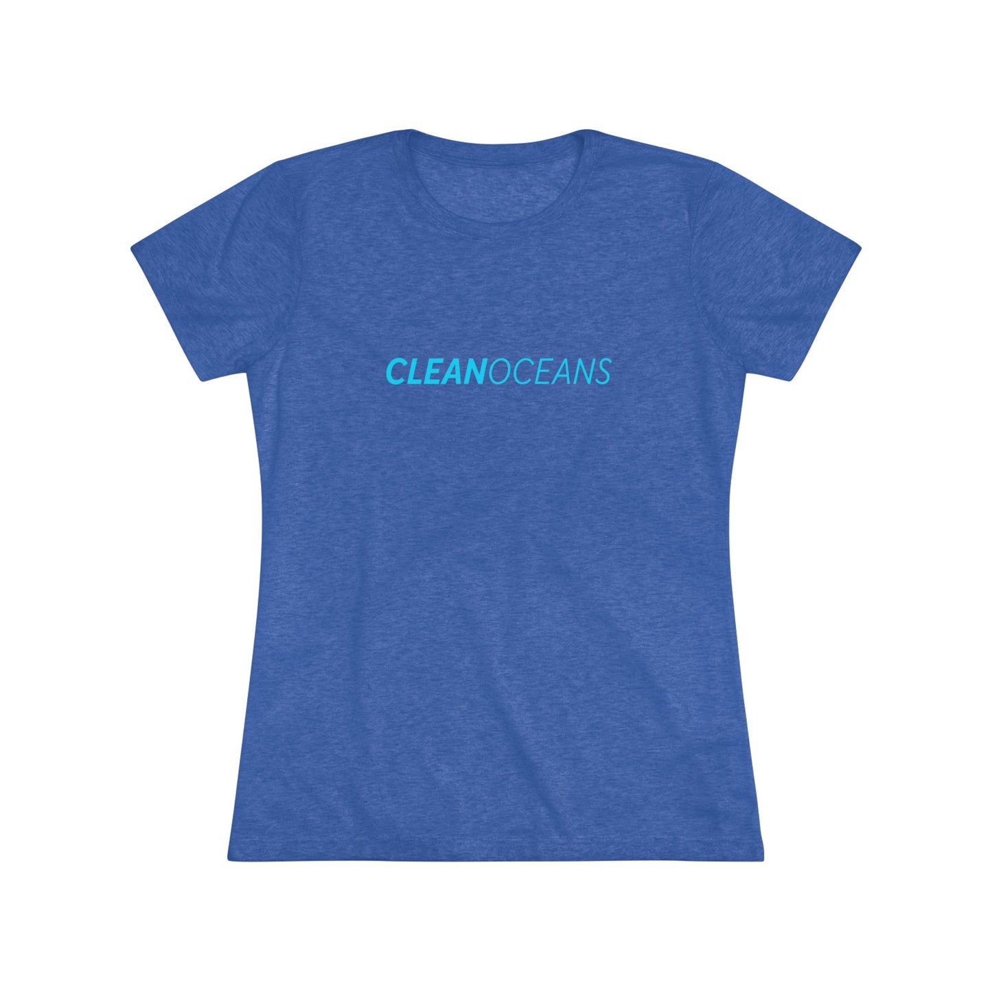 Women's Triblend Tee, CleanOceans